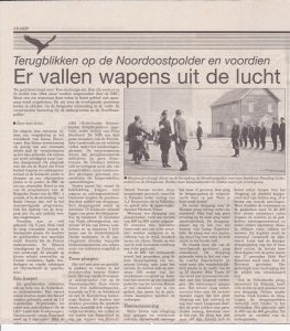 Artikel uit: Flevopost 18-09-2002